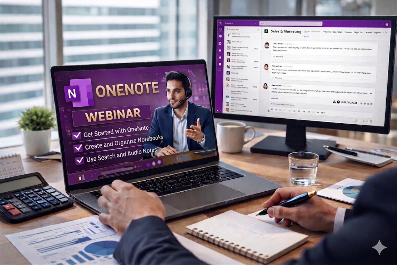 Microsoft OneNote for Beginners – M365 Webinar – Primary Goal On-Demand ...